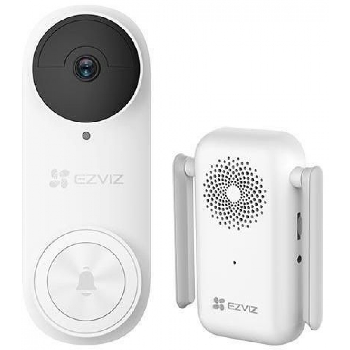 EZVIZ 瑩石 CS-DB2 Pro 2K+ 電池供電視頻門鈴 (經典白)